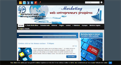 Desktop Screenshot of marketeur-web.com
